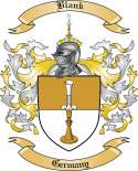 Blank Family Crest from Germany