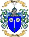 Boaman Family Crest from Germany