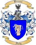 Brenna Family Crest from Italy