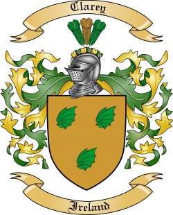 Clarey Family Crest from Ireland