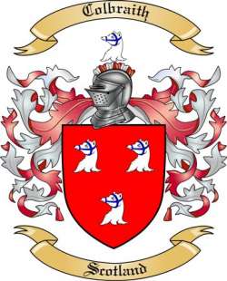 Colbraith Family Crest from Scotland