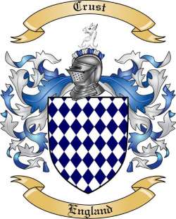 Crust Family Crest from England