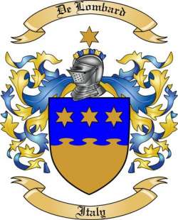 DeLombard Family Crest from Italy2