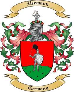 Hermann Family Crest from Germany