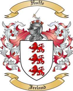 Huffe Family Crest from Ireland