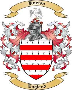 Kurton Family Crest from England