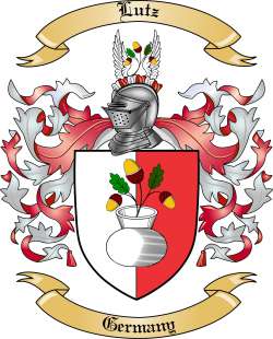 Lutz Family Crest from Germany