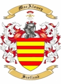 Mac Aloney Family Crest from Scotland