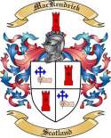 Mac Kendrick Family Crest from Scotland2