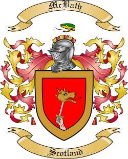 McBath Family Crest from Scotland