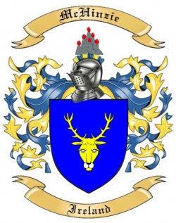 McHinzie Family Crest from Ireland