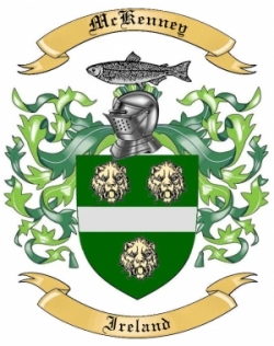 McKenney Family Crest from Ireland