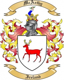 Mc Arthy Family Crest from Ireland