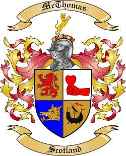 Mc Thomas Family Crest from Scotland