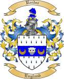 Reeder Family Crest from England