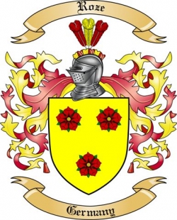 Roze Family Crest from Germany2