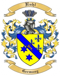 Ruhl Family Crest from Germany