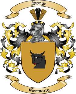 Sorge Family Crest from Germany2