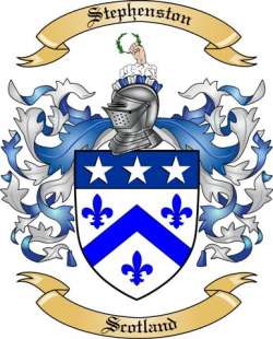 Stephenston Family Crest from Scotland