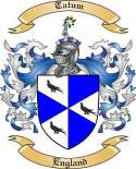 Tatum Family Crest from England