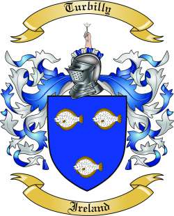 Turbilly Family Crest from Ireland