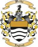 Waithe Family Crest from England