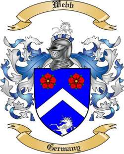 Webb Family Crest from Germany