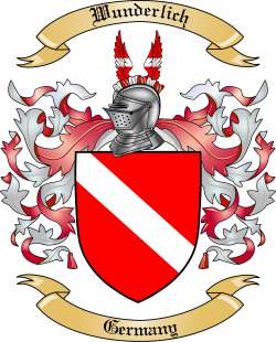 Wunderlich Family Crest from Germany2