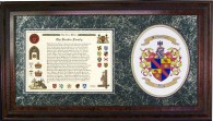 Surname History and Family Shield Combination